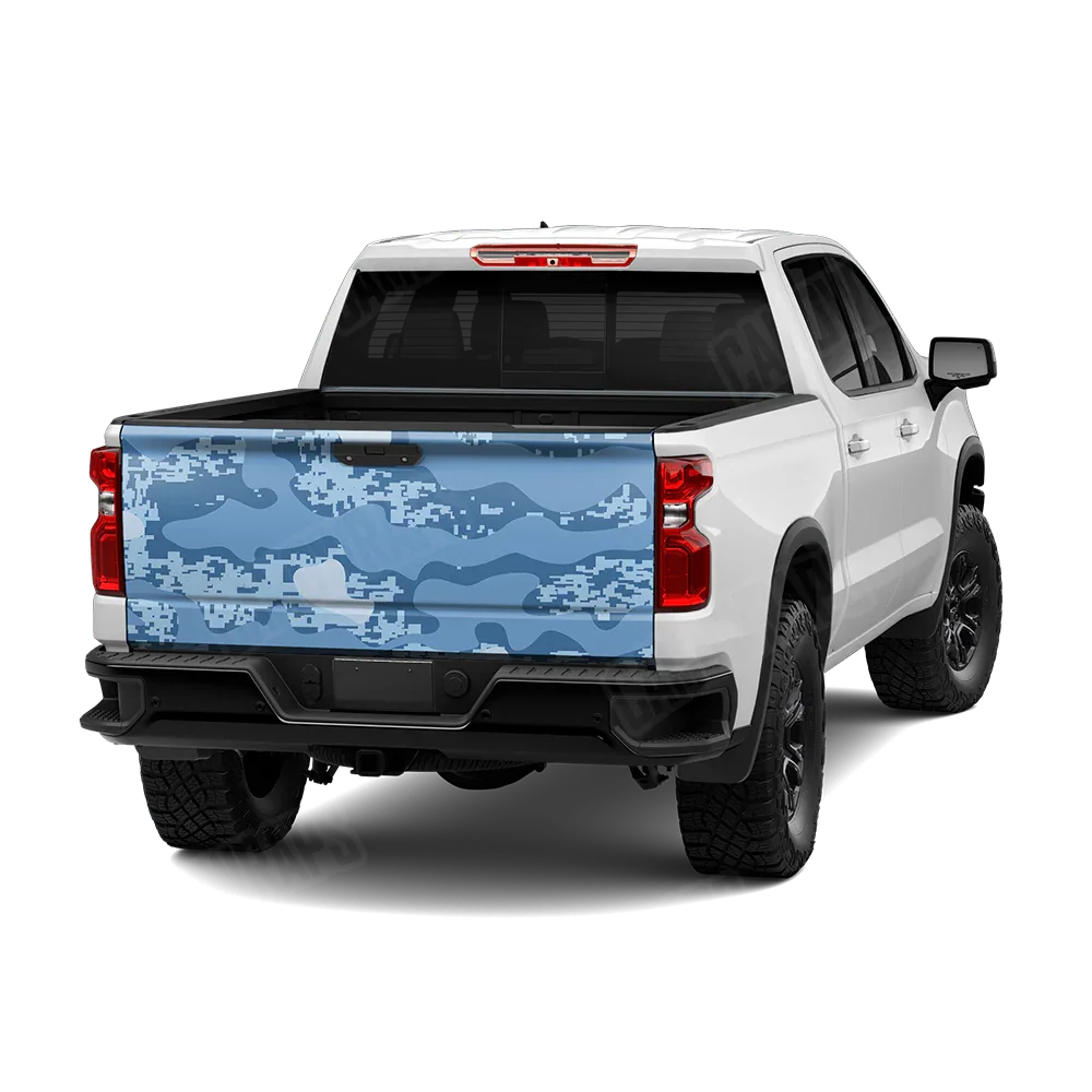 Compound Cool Blue Tailgate Wraps