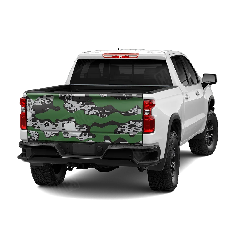 Compound Green Tiger Tailgate Wraps