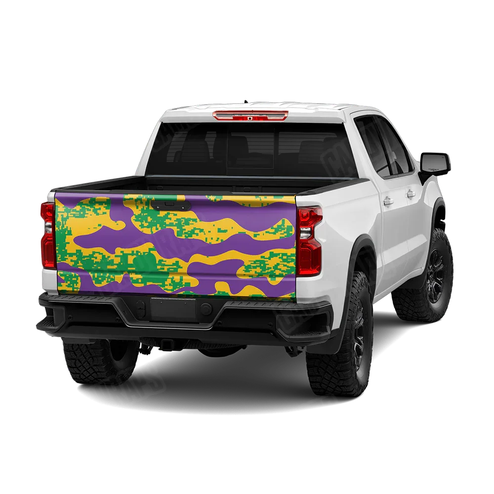 Compound Mardi Gras Tailgate Wraps