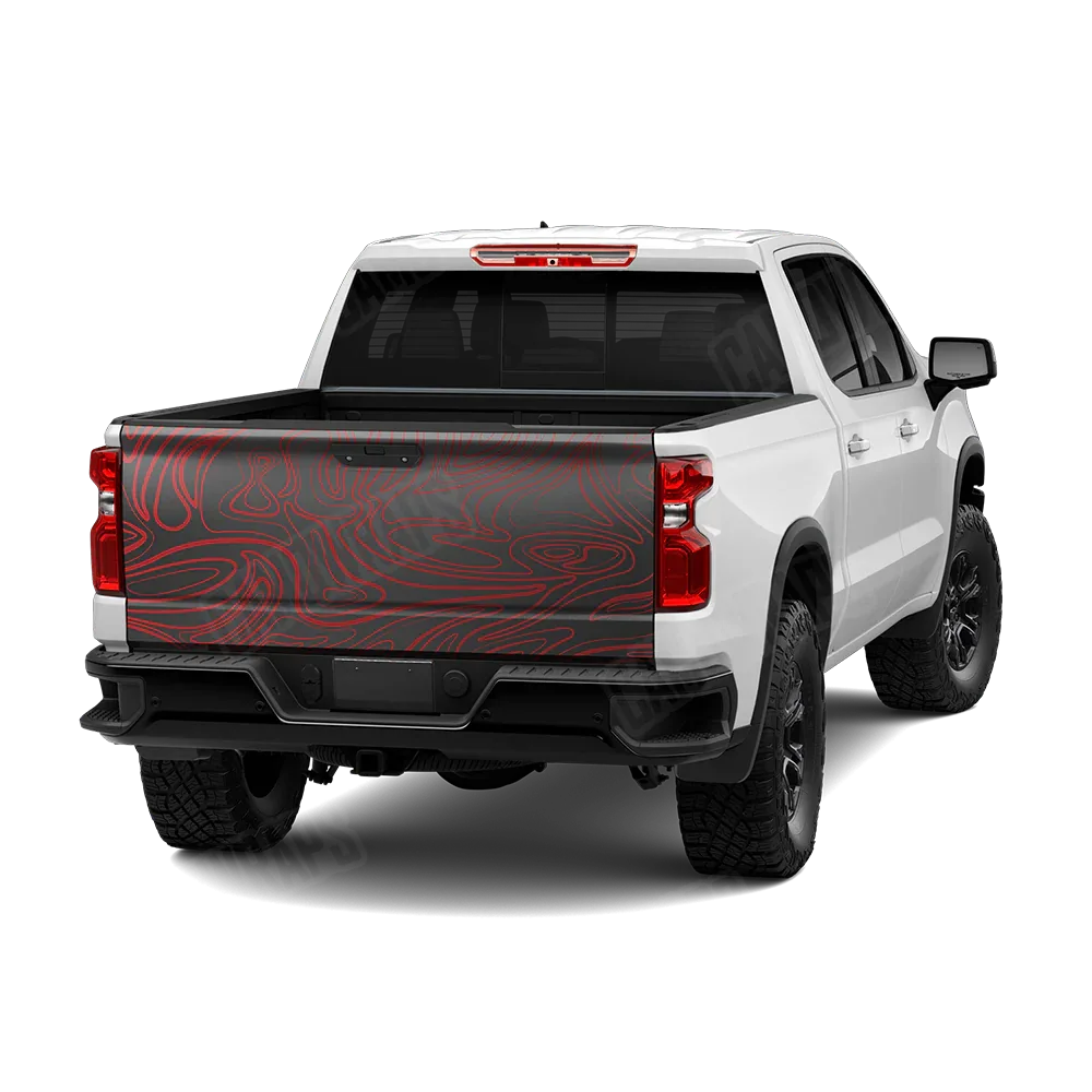 Damascus Red Tailgate Wraps