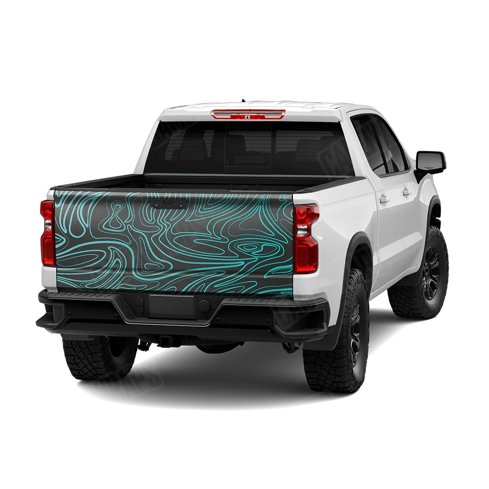 Damascus Tiffany Blue Tailgate Wraps