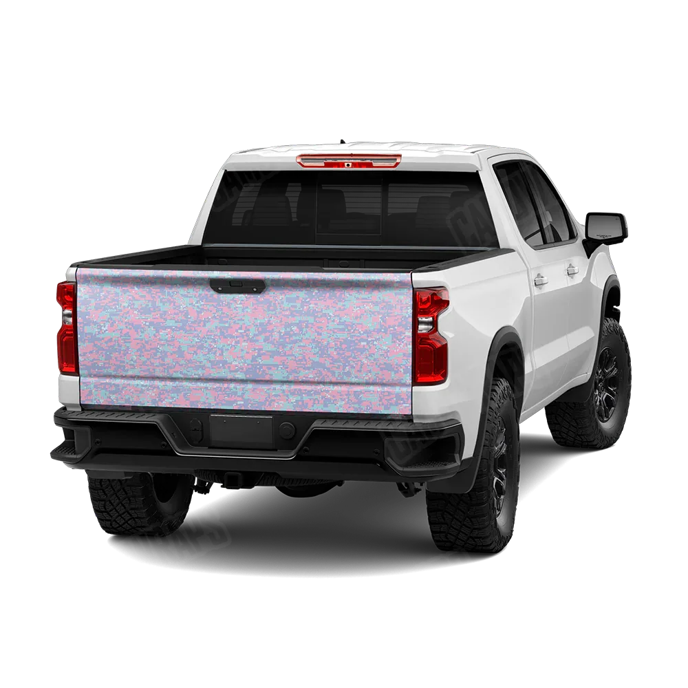 Digital Cotton Candy Tailgate Wraps