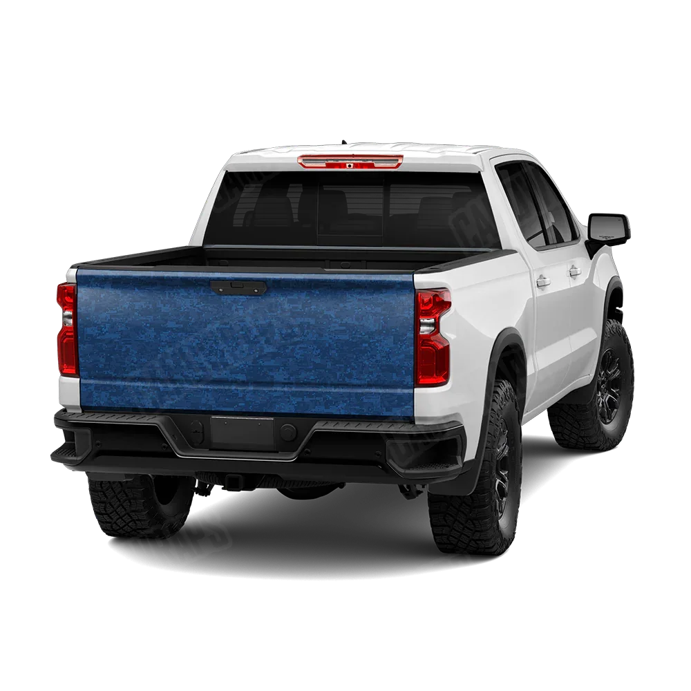 Digital Elite Blue Tailgate Wraps
