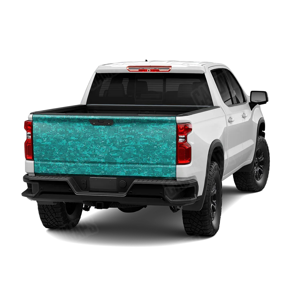 Digital Elite Tiffany Blue Tailgate Wraps
