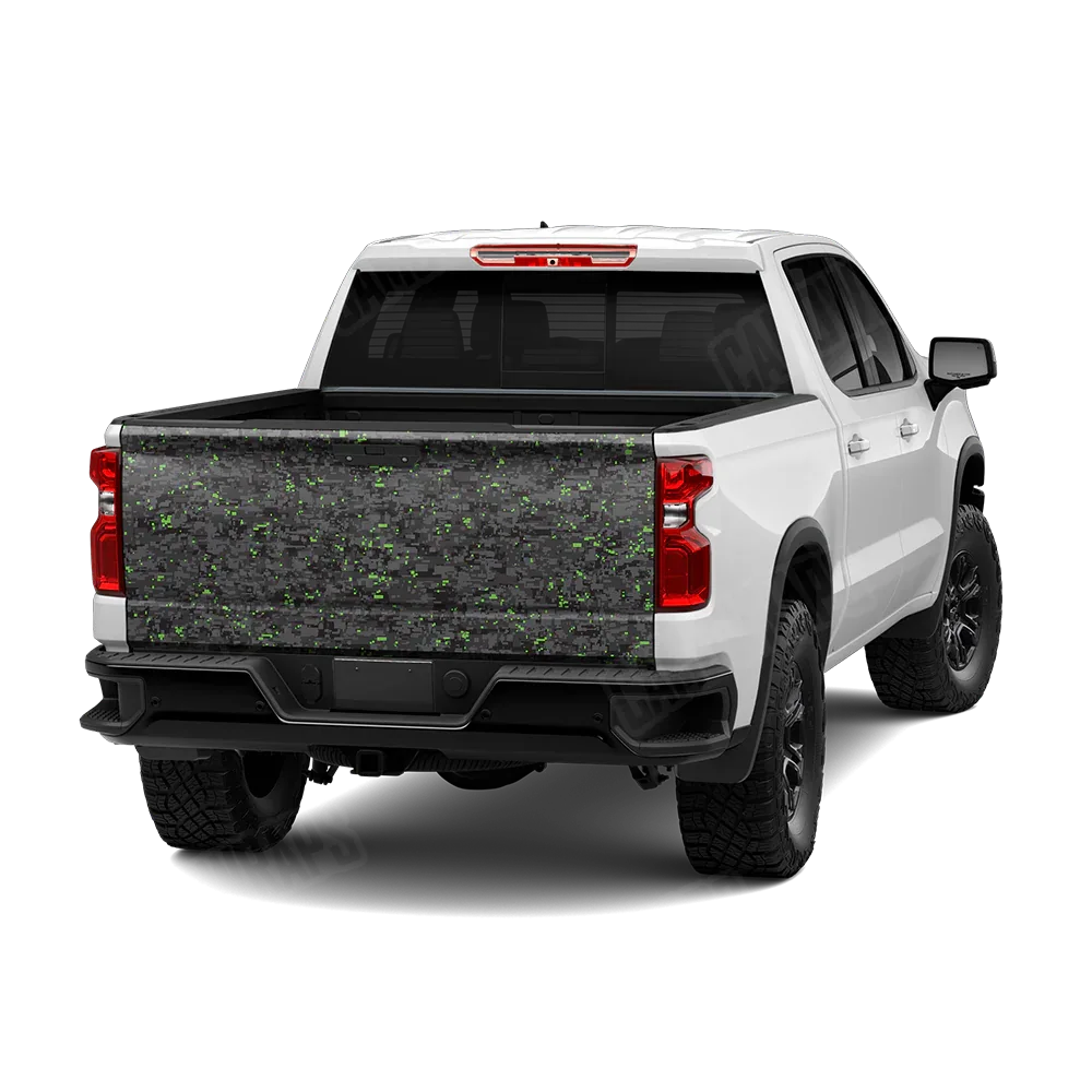 Digital Metro Green Tailgate Wraps
