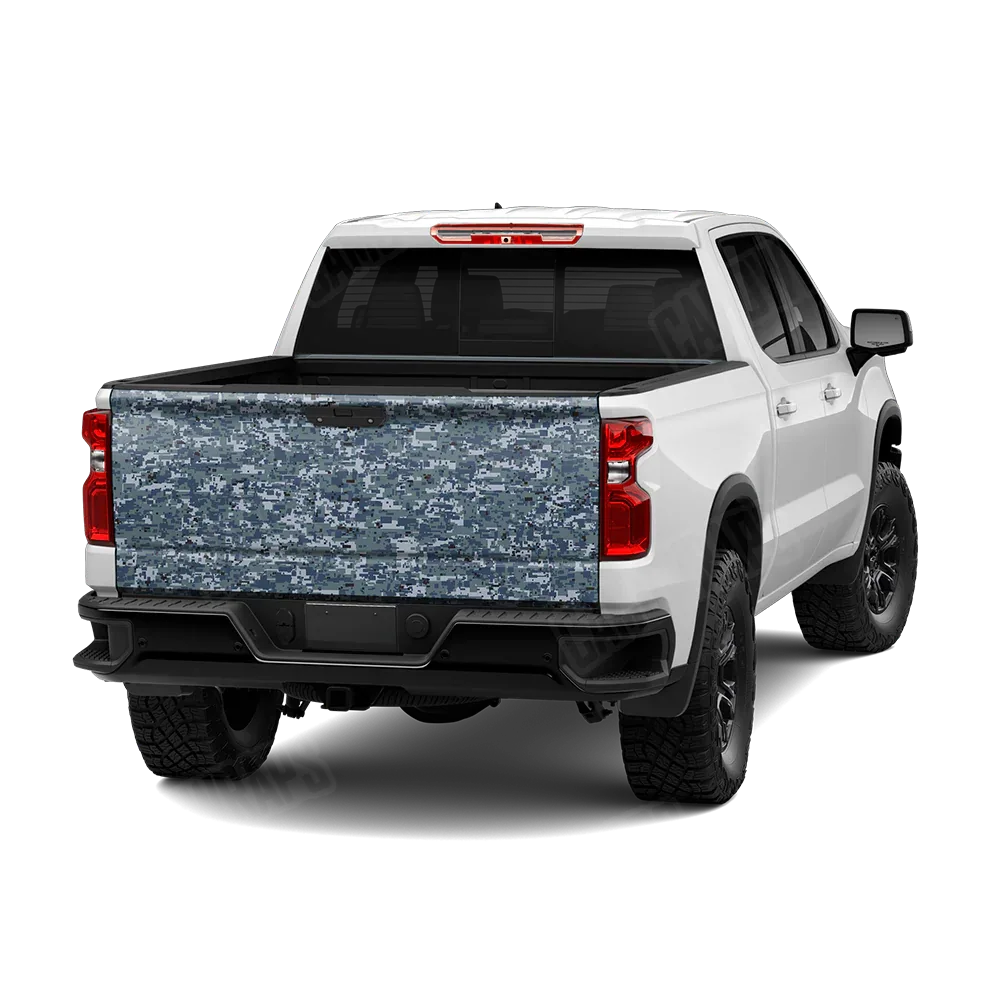 Digital Navy Tailgate Wraps