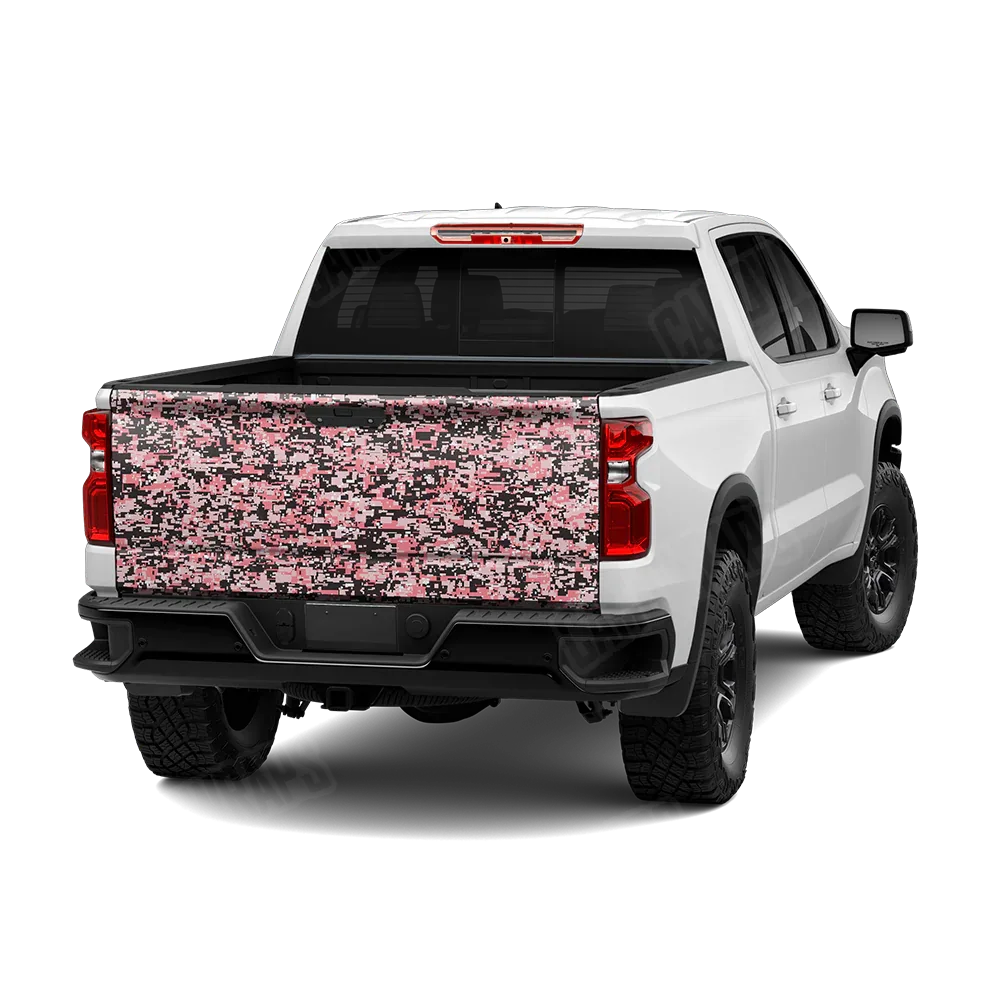 Digital Pink Tailgate Wraps