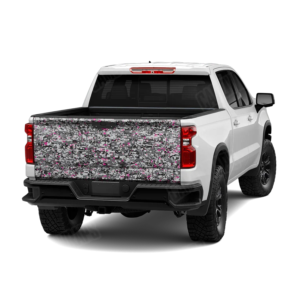 Digital Urban Magenta Tailgate Wraps