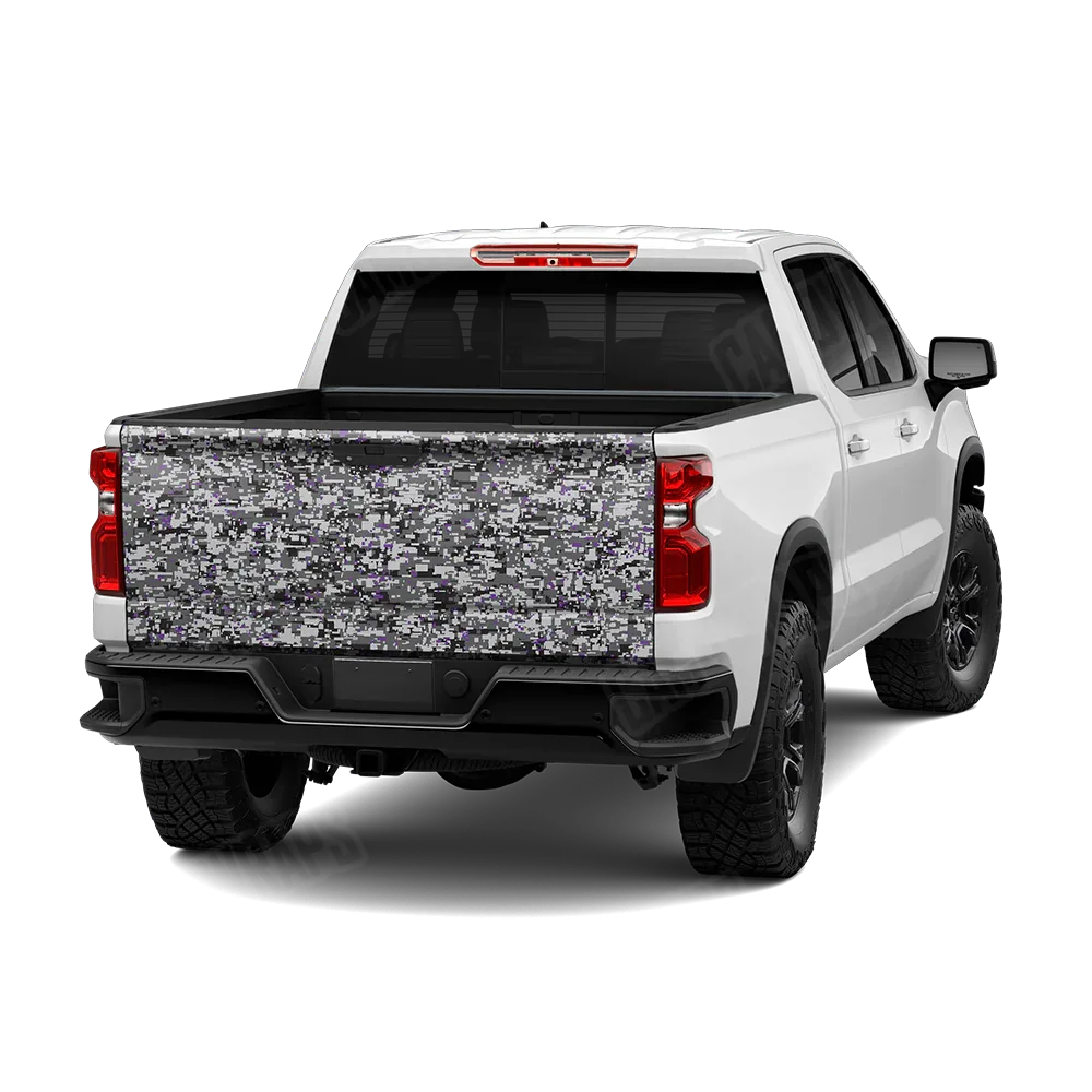 Digital Urban Purple Tailgate Wraps