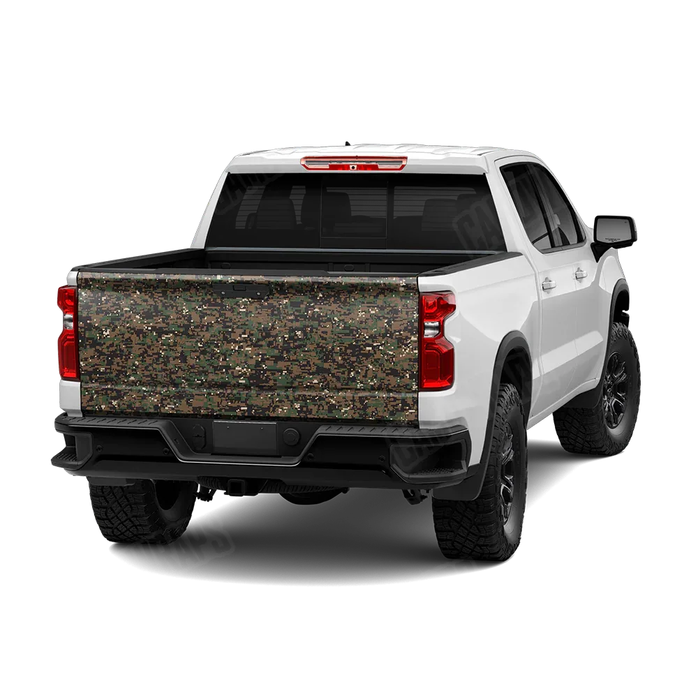 Digital Woodland Tailgate Wraps