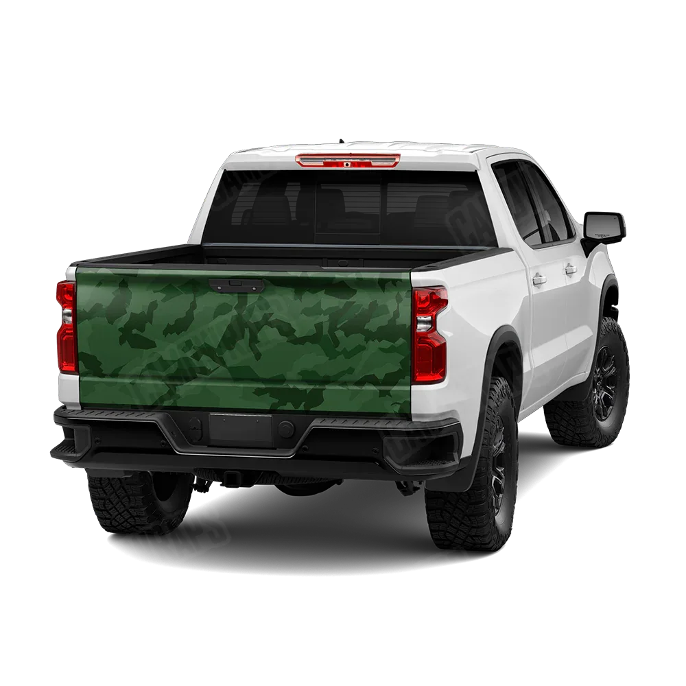 Erratic Elite Green Tailgate Wraps