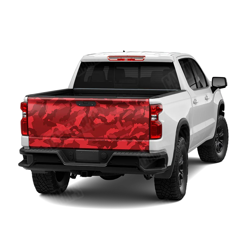 Erratic Elite Red Tailgate Wraps