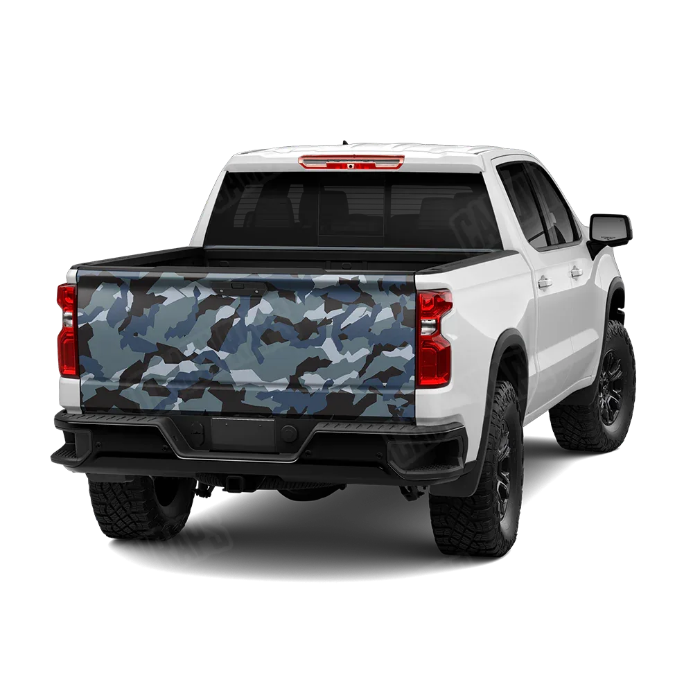 Erratic Navy Tailgate Wraps