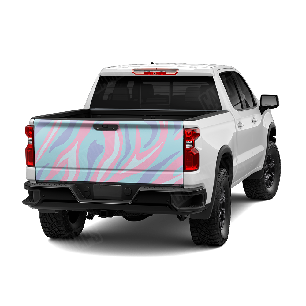 Fun Stripe Cotton Candy Tailgate Wraps
