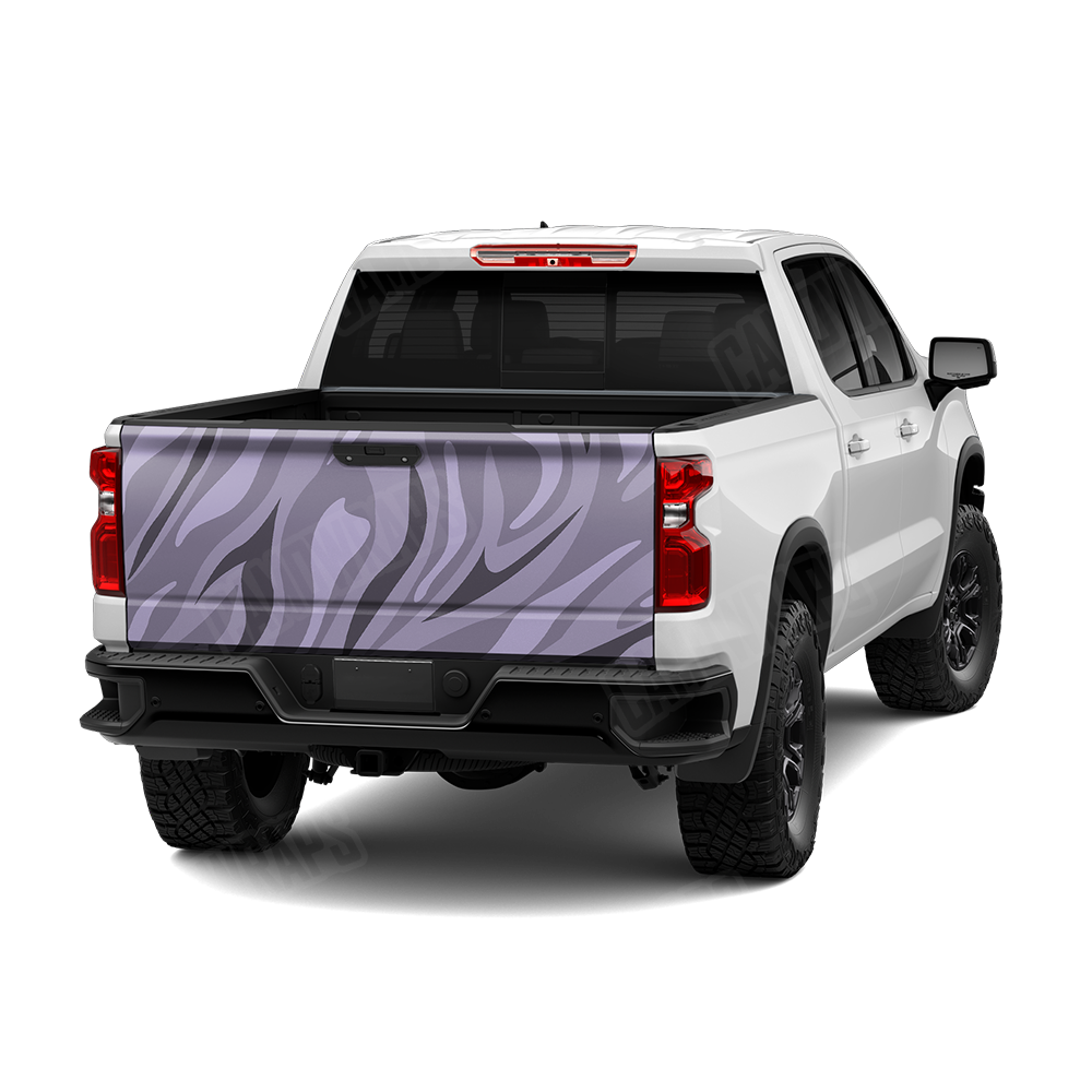 Fun Stripe Lilac Tailgate Wraps