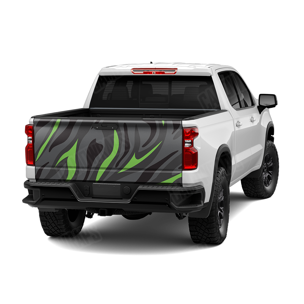 Fun Stripe Metro Green Tailgate Wraps