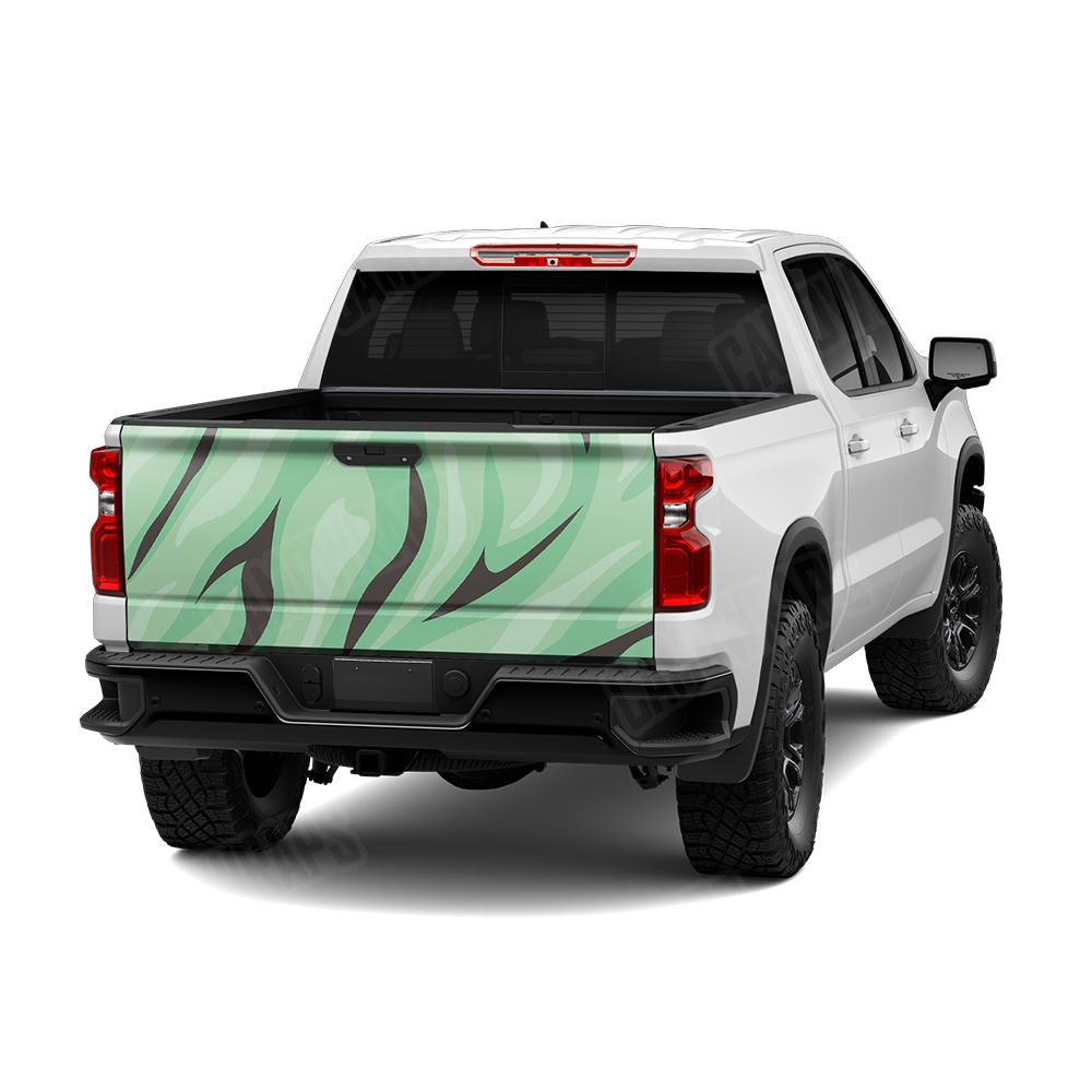 Fun Stripe Mint Chocolate Chip Tailgate Wraps