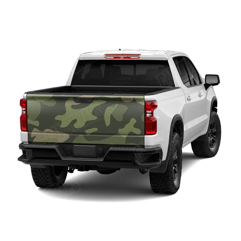 Classic Army Green Tailgate Wraps