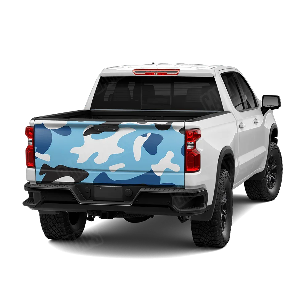 Classic Baby Blue Tailgate Wraps