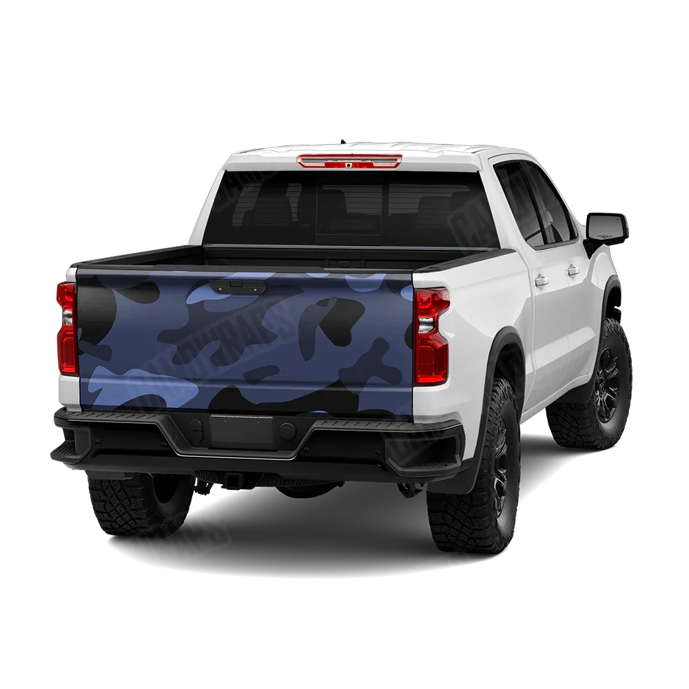 Classic Blue Midnight Tailgate Wraps