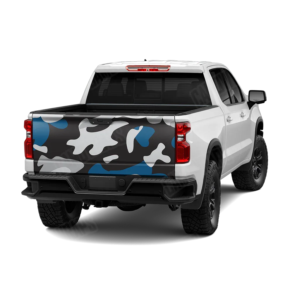 Classic Blue Tiger Tailgate Wraps