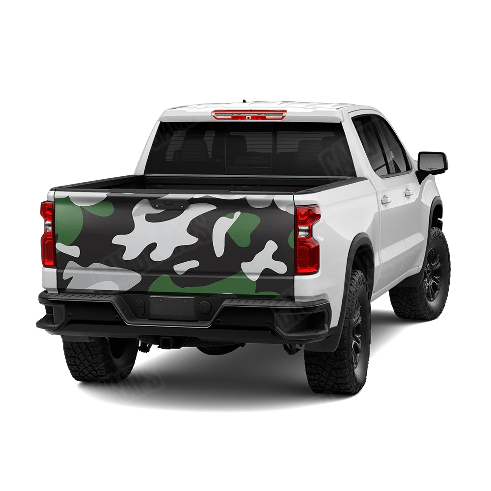 Classic Green Tiger Tailgate Wraps