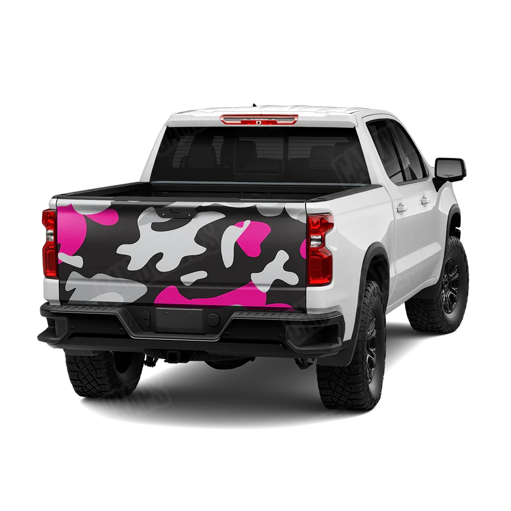 Classic Magenta Tiger Tailgate Wraps