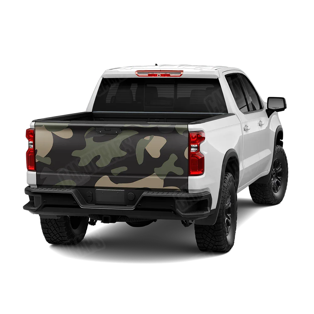 Classic Militant Charcoal Tailgate Wraps