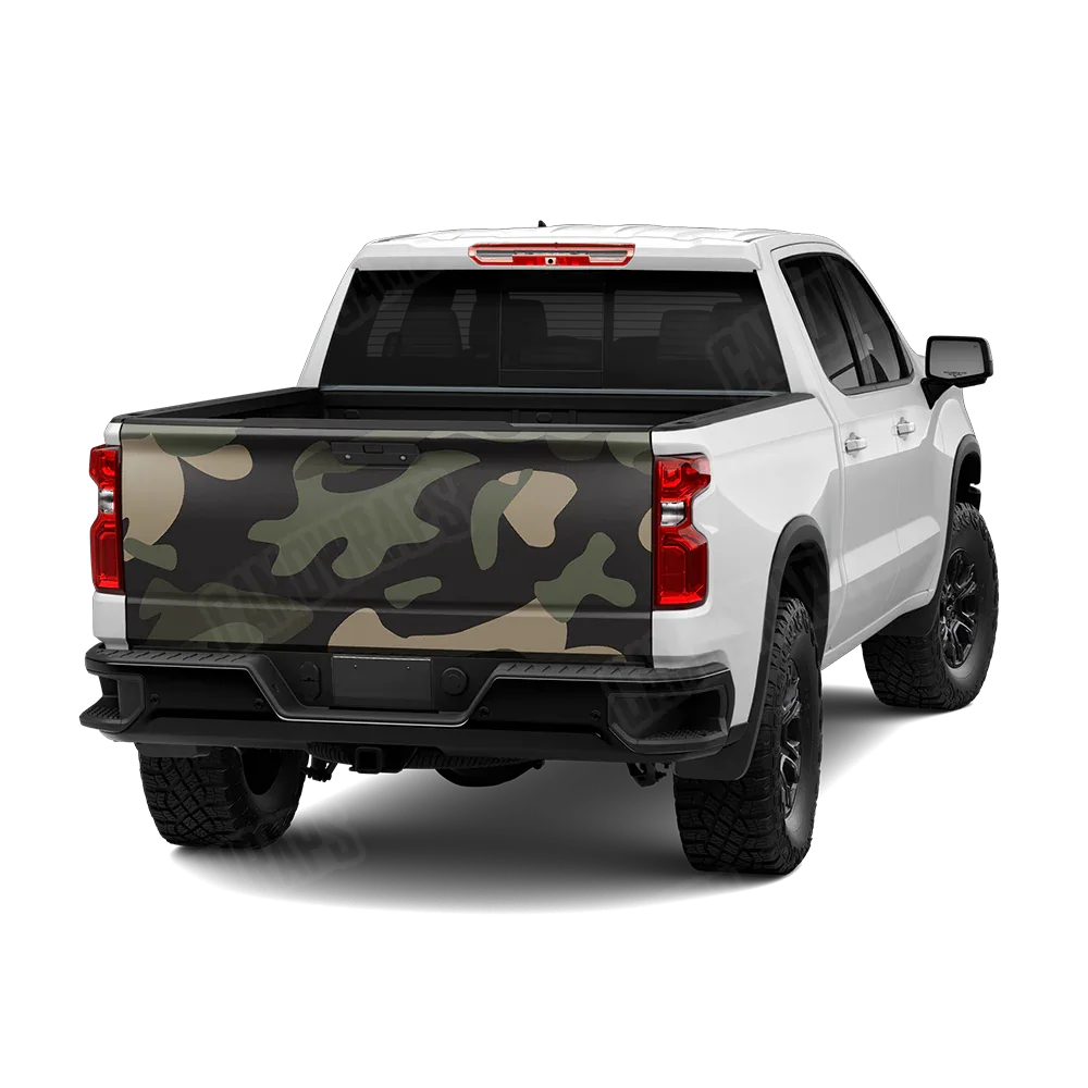 Classic Militant Green Tailgate Wraps