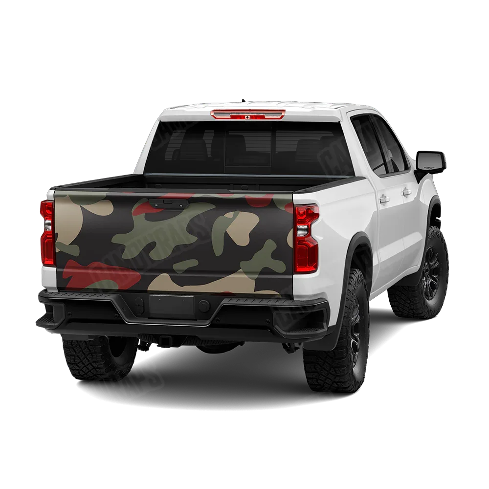 Classic Militant Red Tailgate Wraps