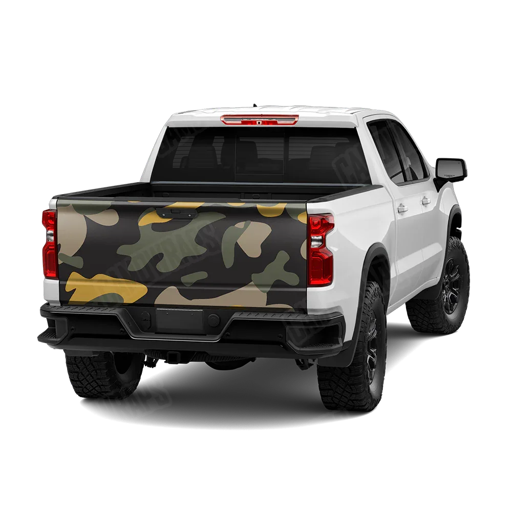 Classic Militant Yellow Tailgate Wraps