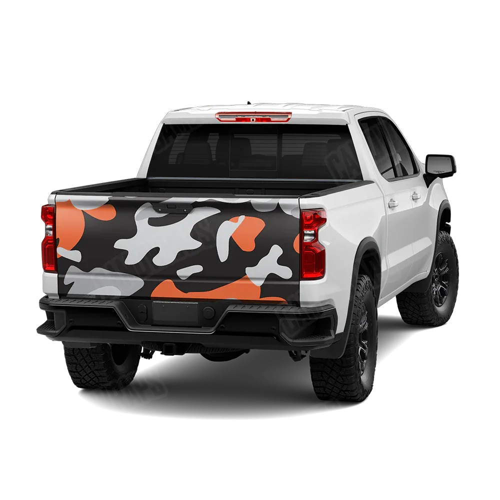 Classic Orange Tiger Tailgate Wraps