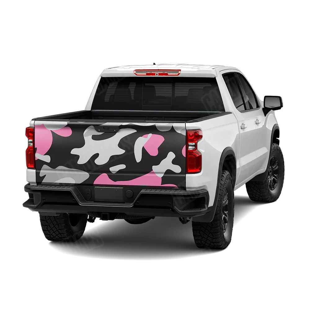 Classic Pink Tiger Tailgate Wraps