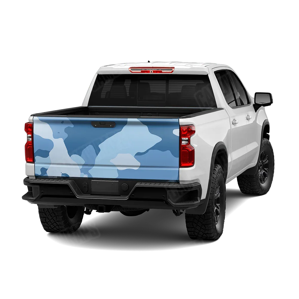 Cumulus Cool Blue Tailgate Wraps
