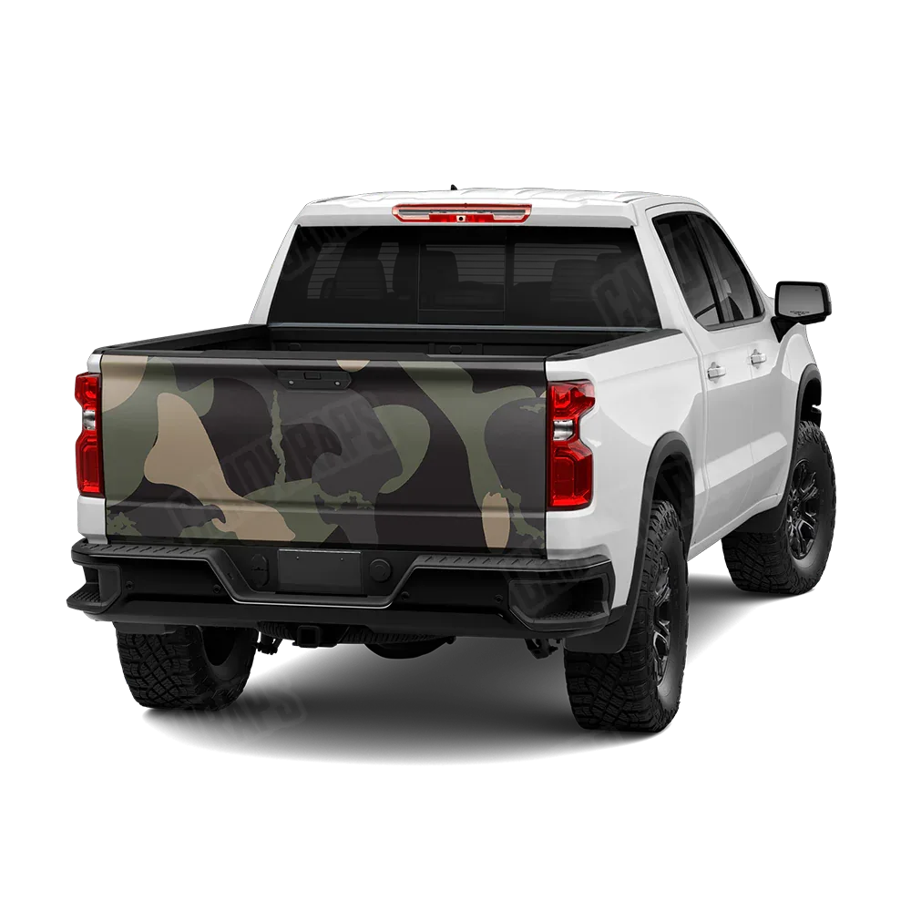 Ragged Militant Charcoal Tailgate Wraps