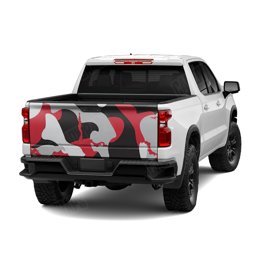 Ragged Red Tiger Tailgate Wraps