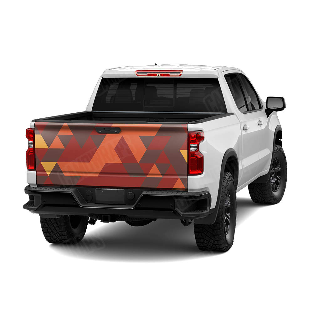 Triangle Autumn Tailgate Wraps
