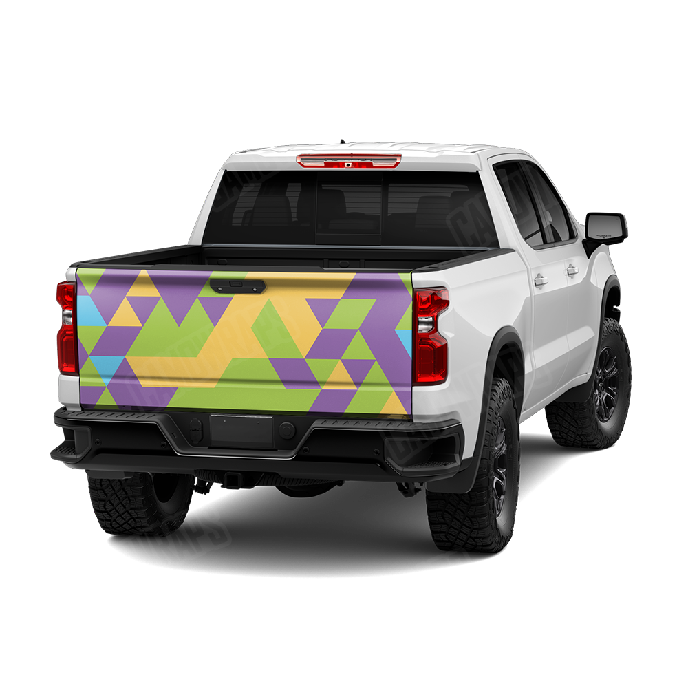 Triangle Carnival Tailgate Wraps
