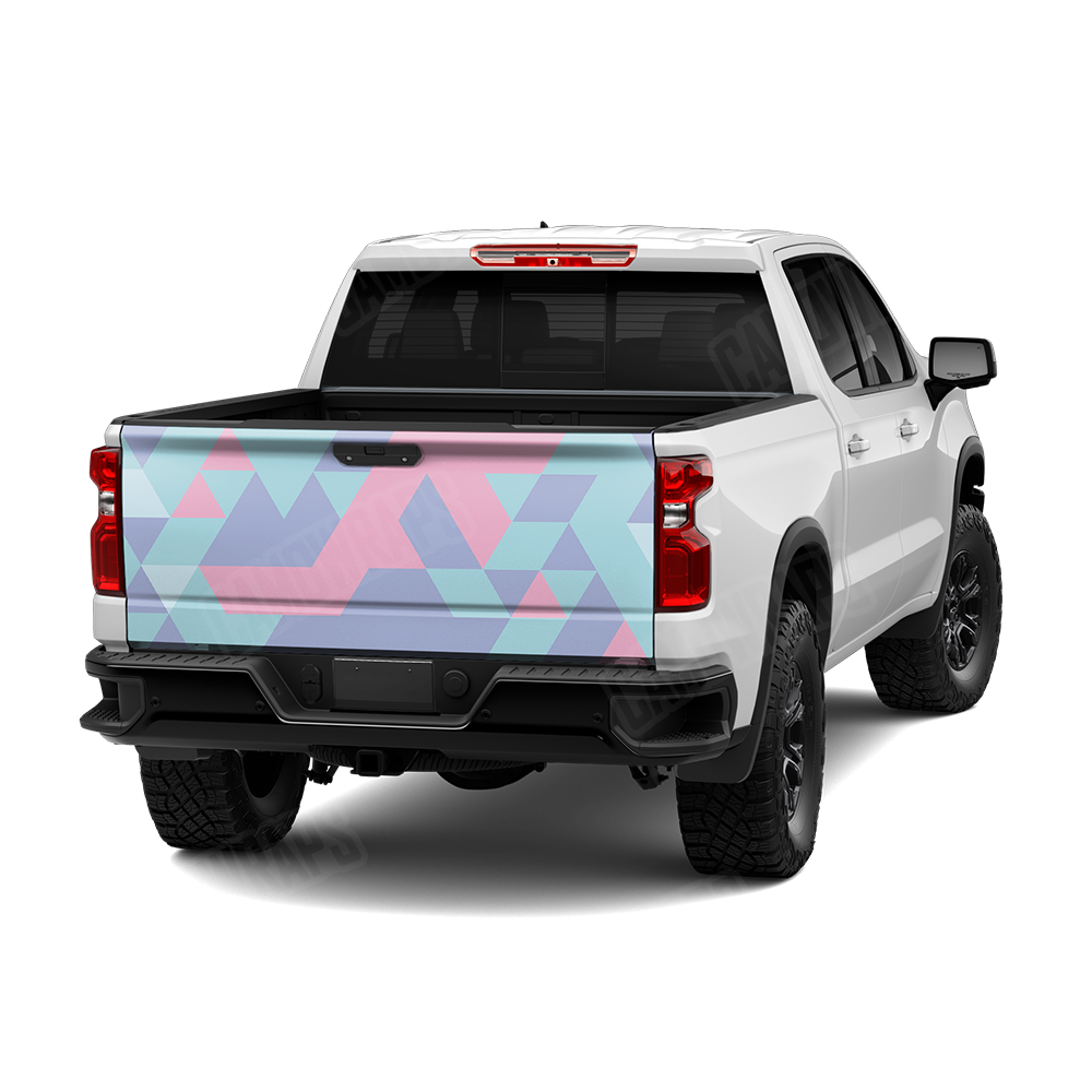 Triangle Cotton Candy Tailgate Wraps