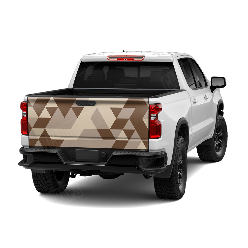 Triangle Desert Tailgate Wraps