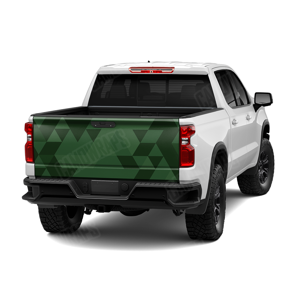 Triangle Elite Green Tailgate Wraps