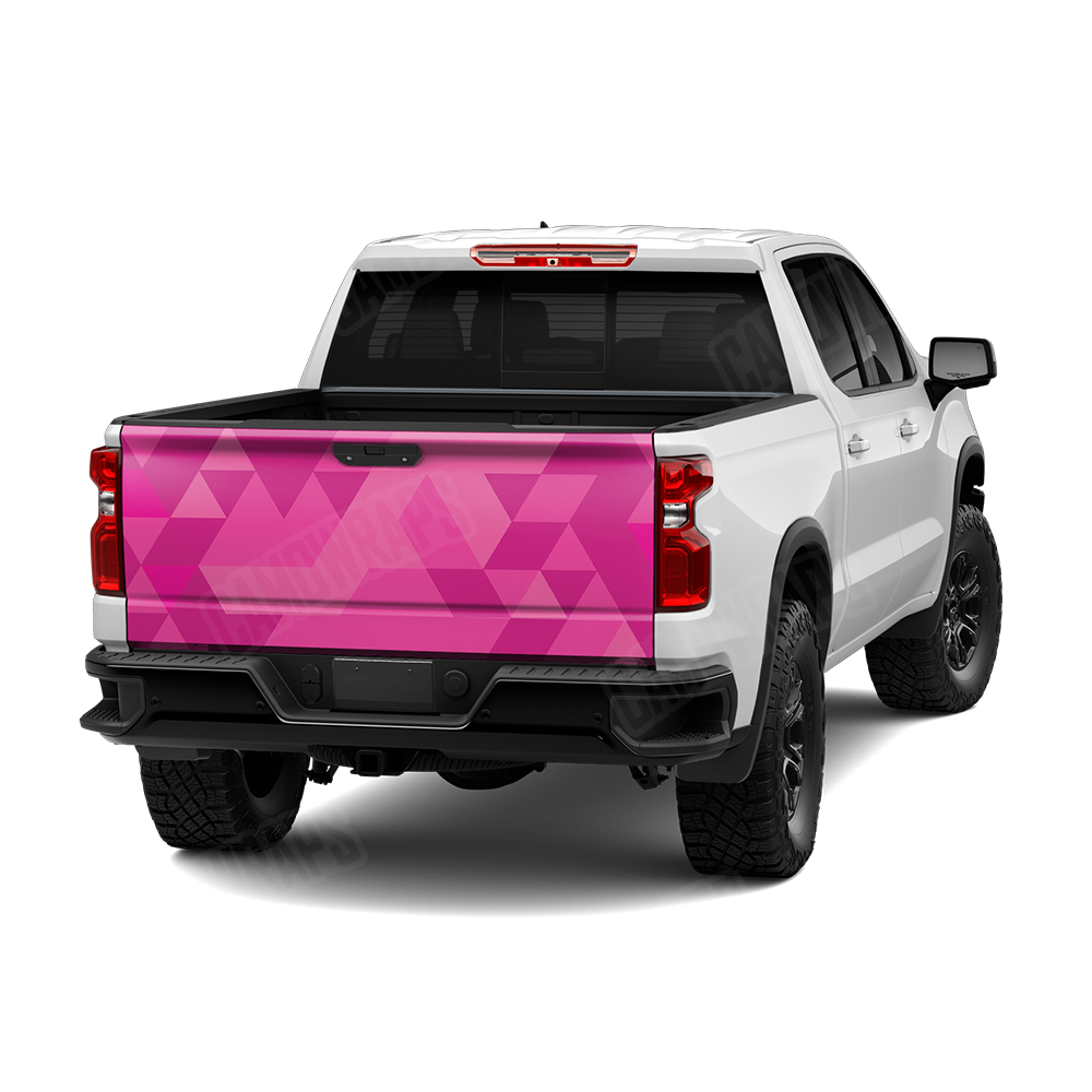 Triangle Elite Magenta Tailgate Wraps