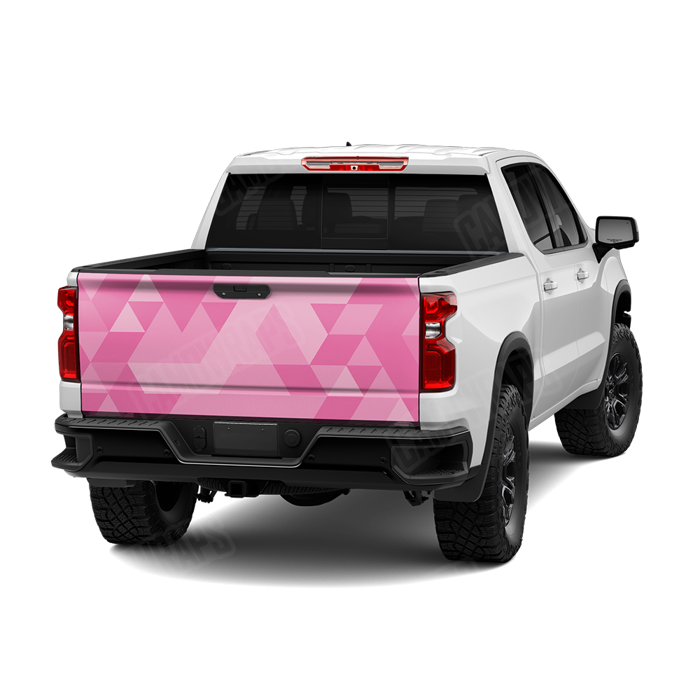 Triangle Elite Pink Tailgate Wraps