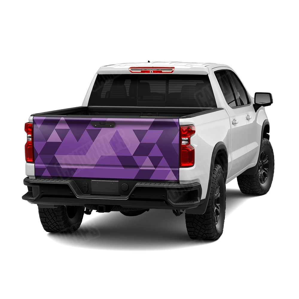 Triangle Elite Purple Tailgate Wraps