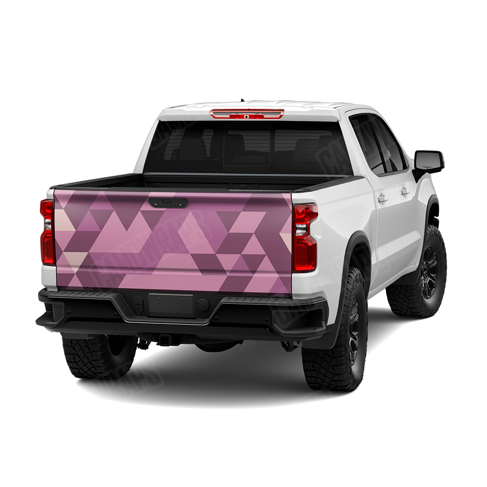 Triangle Floral Tailgate Wraps