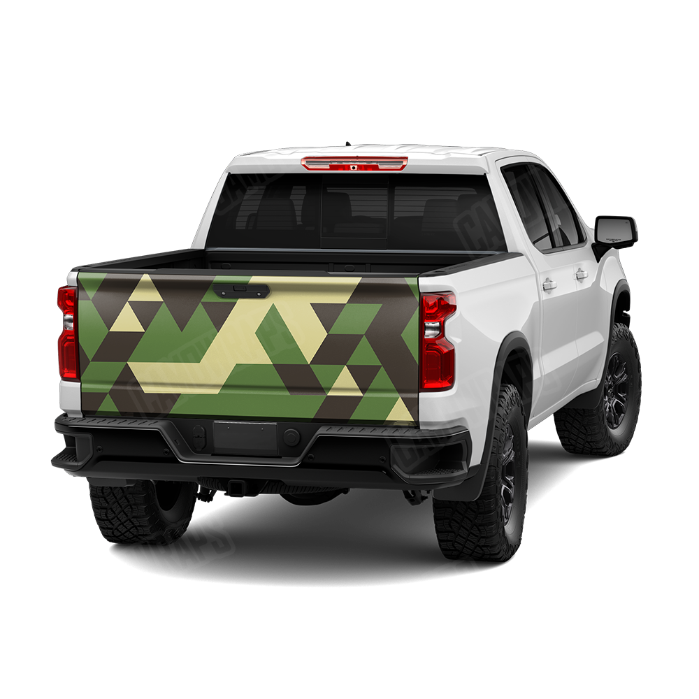 Triangle Jungle Tailgate Wraps