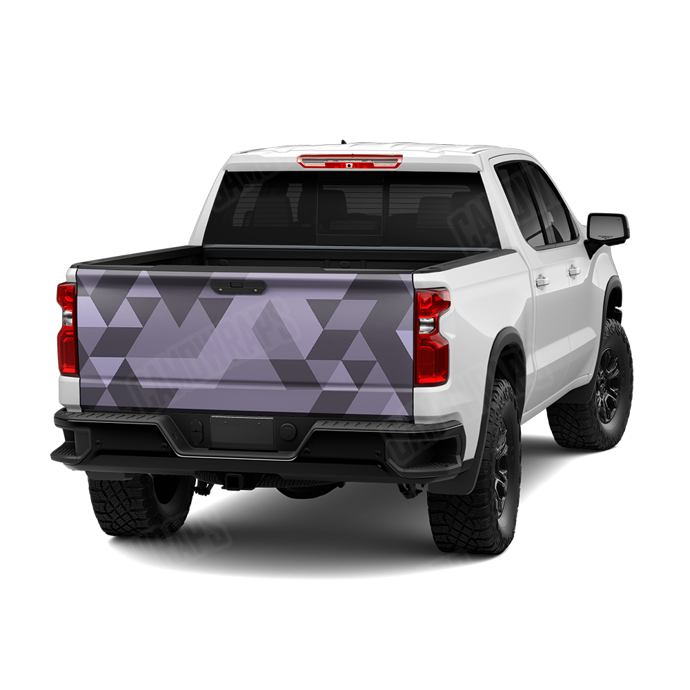 Triangle Lilac Tailgate Wraps