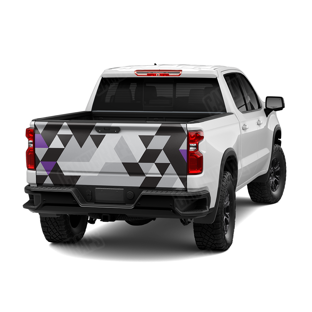 Triangle Urban Purple Tailgate Wraps