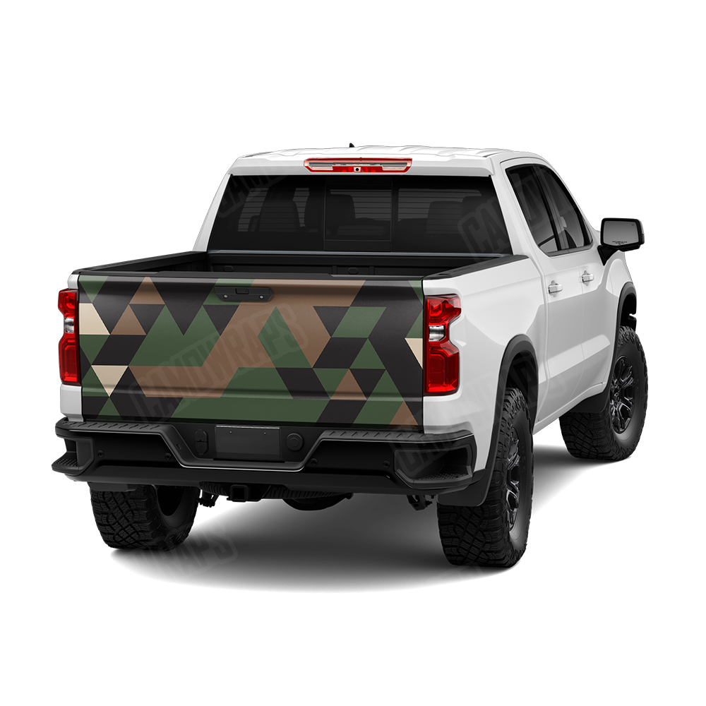 Triangle Woodland Tailgate Wraps