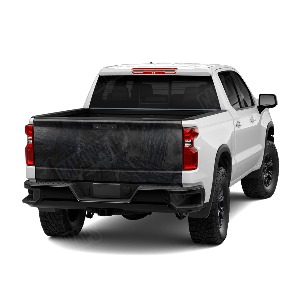 Just Hunt Deceptive Camo Darkened Tailgate Wraps
